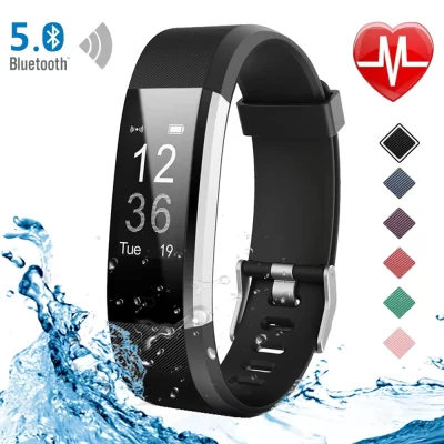Pulseira esportiva inteligente masculino e feminino pedômetro freqüência cardíaca pressão arterial fitness ttracker smartwatch bluetooth para ios android + caixa