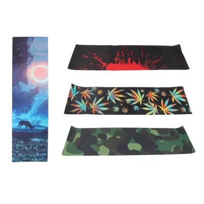 Anti-Skate Pro Sandpaper Deck Grip Tape, Folha Griptape, Estilo Múltiplo, 33x9 ", 84x23 cm