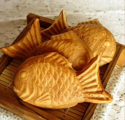 Máquina comercial de taiyaki tipo gás GLP Máquina de taiyaki de peixe Máquina de padeiro de peixe Máquina de waffle de peixe - Image 6