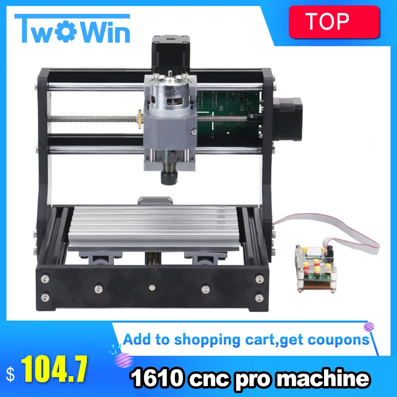 Cnc 1610 pro grbl controle diy mini máquina cnc, 3 eixos pcb fresadora, roteador de madeira gravação a laser, com controlador offline