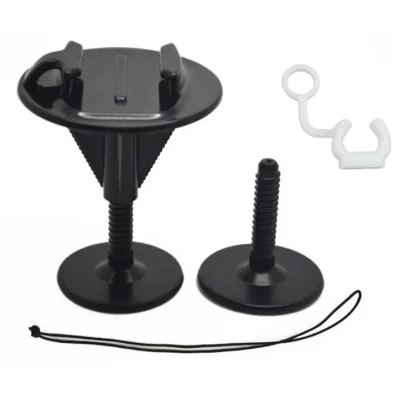 Kit de surf para prancha de surf, suporte fixo para prancha de surf + plugue de travamento de corda para câmera gopro hero 13 12 dji osmo