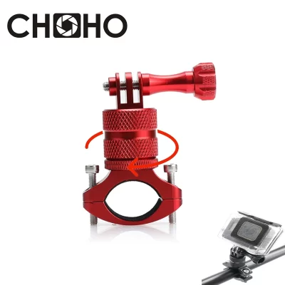 Suporte de rotação para guidão de bicicleta, cnc, alumínio, motocicleta, para gopro hero 13 12 dji osmo, acessórios para câmera de ação