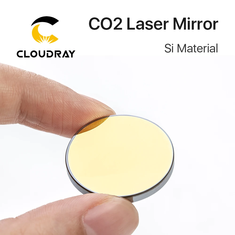 Cloudray alta qualidade si espelho reflexivo d19.05 20 25 30 38.1mm revestido de ouro para co2 gravação a laser máquina de corte - Image 2