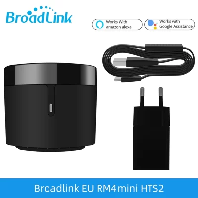 Broadlink rm4 mini ir wifi interruptor inteligente controlador de controle remoto universal hts2 sensor compatível alexa google assistente casa