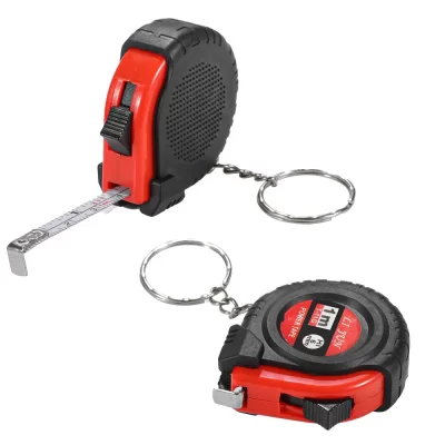 Régua retrátil Tape Measure Keychain, Mini Tamanho do Bolso, Metric 1m, Chaveiros do carro, Medidor, Tailor Tool, Mulheres, Homens