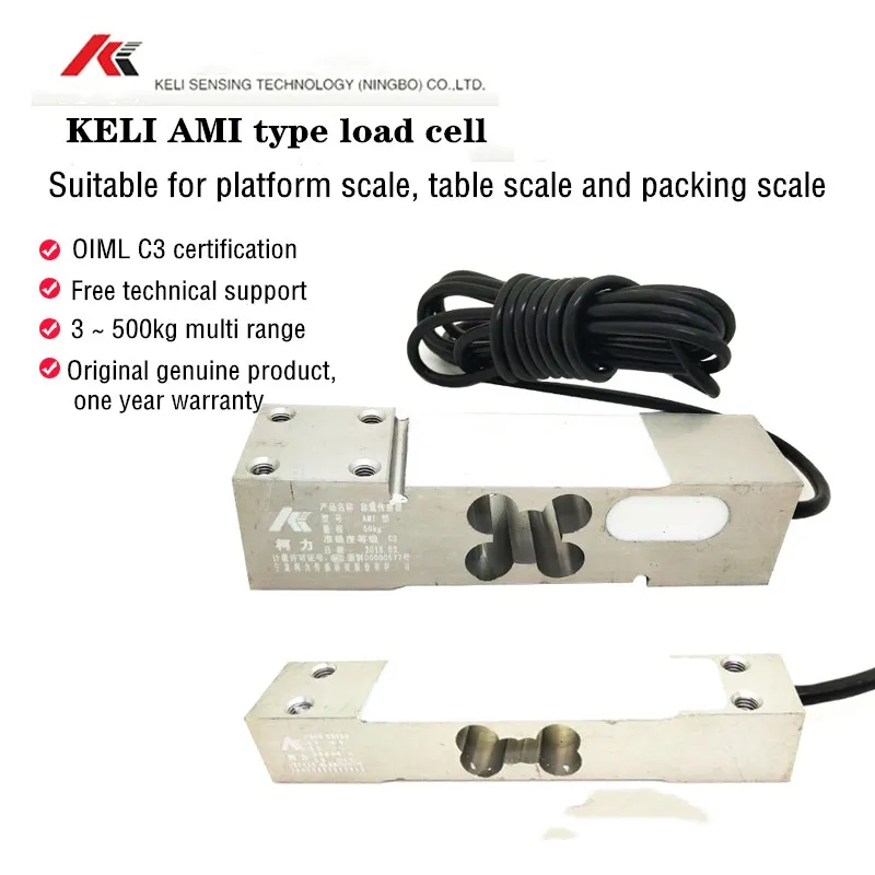 Keli ami balança de plataforma, e sensor de balança de mesa, para plataforma, de enchimento e embalagem, 50kg a 500kg
