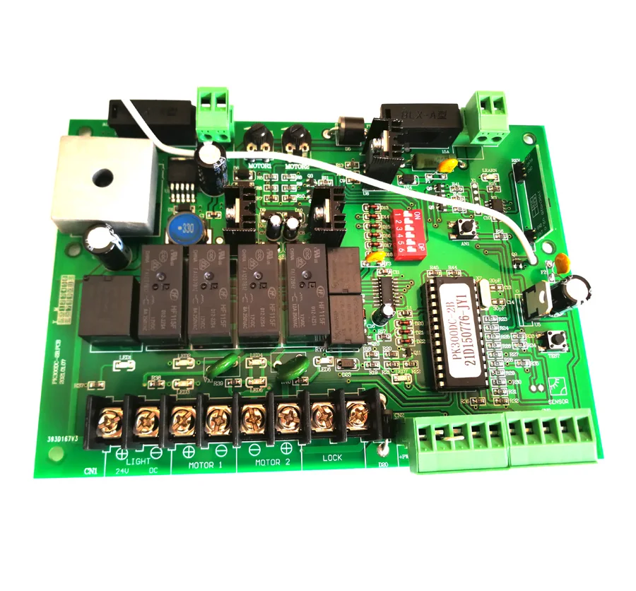 Unidade de controle para abridor de portão giratório 24vdc, placa-mãe, controlador de motor pcb, cartão de placa de circuito para abridor de motor de portão giratório solar 24vdc - Image 2