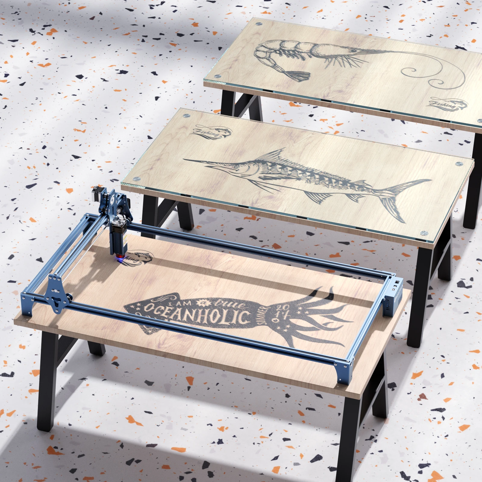 Kit de expansão de área de gravação SCULPFUN para expandir aumento da máquina de gravação S9/S6pro/S6 para 950x400 - Image 4