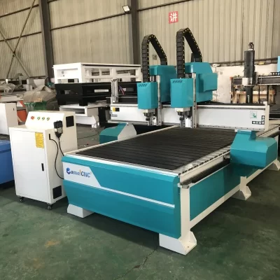 Router CNC  Multi-cabeça carpintaria cnc roteador duplo eixo madeira cnc gravura máquina de corte roteador CA-1325