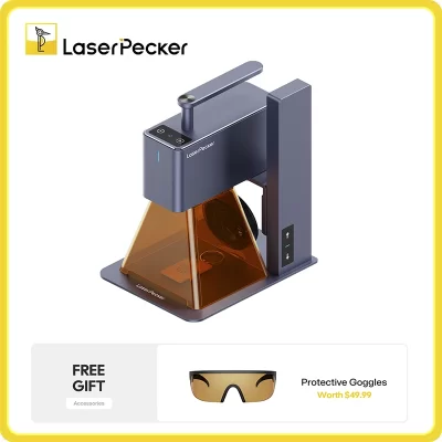 Laserpecker lp2 mini gravador a laser portátil ferramenta para trabalhar madeira diy artesanato poderoso laser de alta velocidade bluetooth 5.0