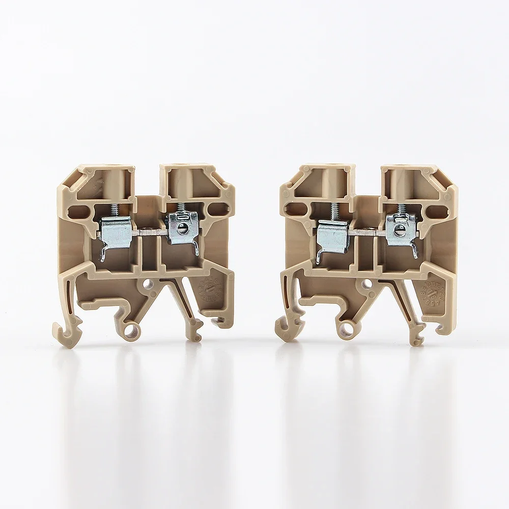 100pcs Din Rail Terminal Blocks SAK-2.5EN Connectors Screw Connection Conductors SAK2.5EN Wire Conductor 10pcs - Image 5