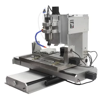 6040 1500W 2200W 5 Axis CNC Router Engraving Machine With Ball Screw CNC Pillar Type CNC Wood Aluminum Copper Metal Milling Mach