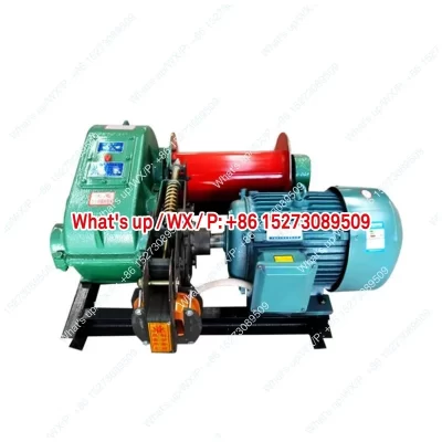 Guincho resistente 380V Pequeno multifuncional hidráulico 1 tonelada 2 toneladas 3 toneladas 5 toneladas 100 metros talha de construção