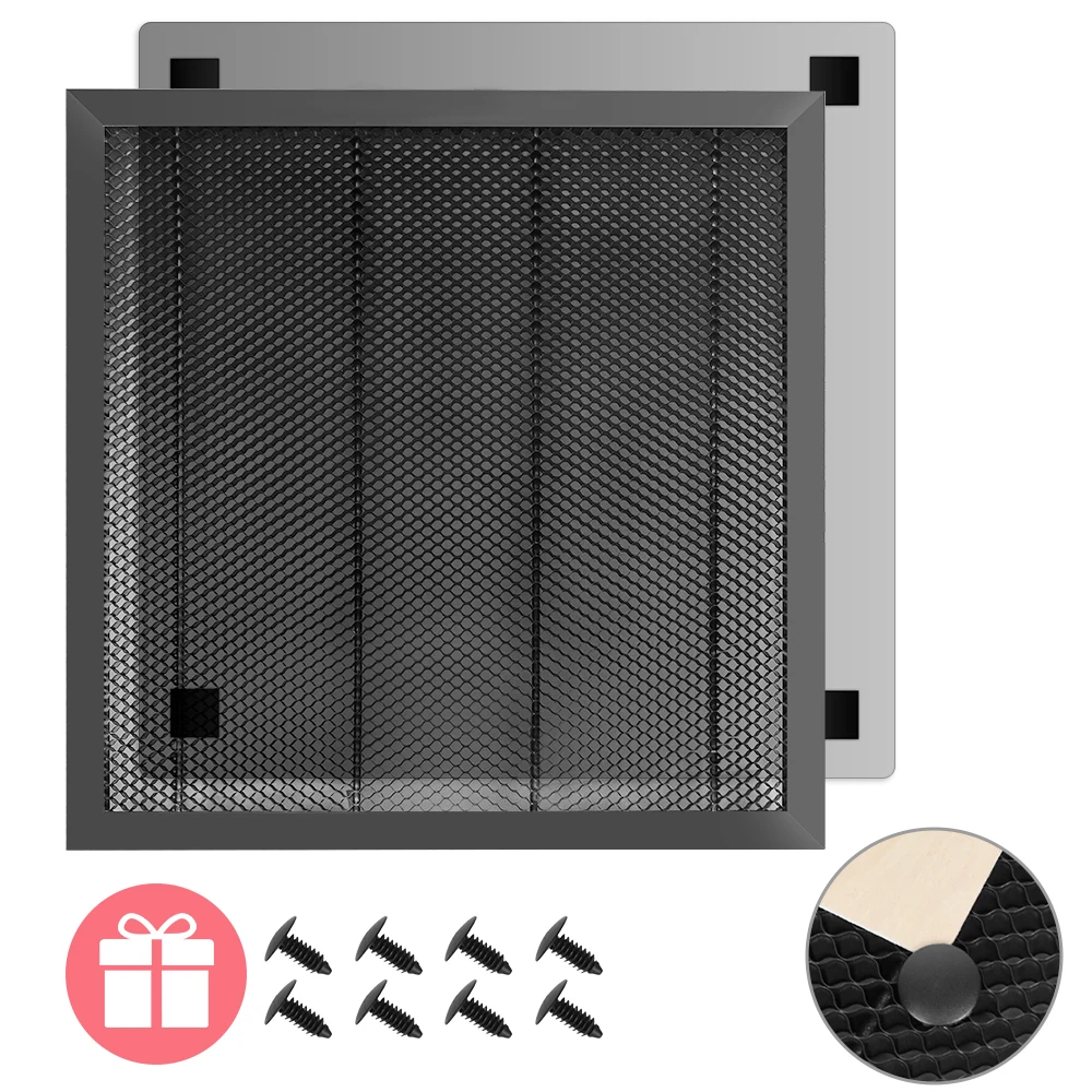 Grande gravador a laser favo de mel mesa de trabalho plataforma de gravura para máquina de corte co2 TTS-55 ts2 peças de escultura vários tamanhos