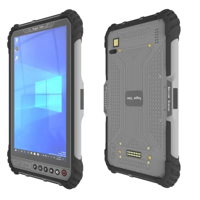 8' Rugged Tablet with Front NFC Windows 10 pro Handheld PDA 4GB RAM 64GB ROM RS232 RJ45 Port 400 Nits Sun Visible Sunlight Reada