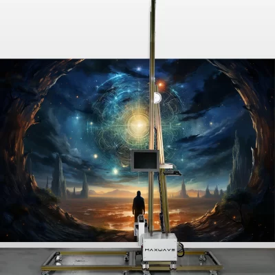 Máquina de impressão de parede vertical robô pintura máquina 3d metal tijolo cerâmica telha impressão portátil impressora parede ferramenta pintura