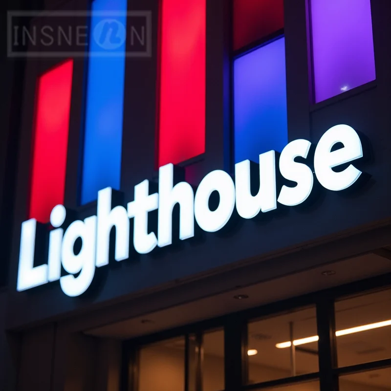 Personalizado 3d led frontlit sinal de negócios letras de metal para vitrine ao ar livre à prova dwaterproof água iluminado iluminar exibição de sinalização - Image 4