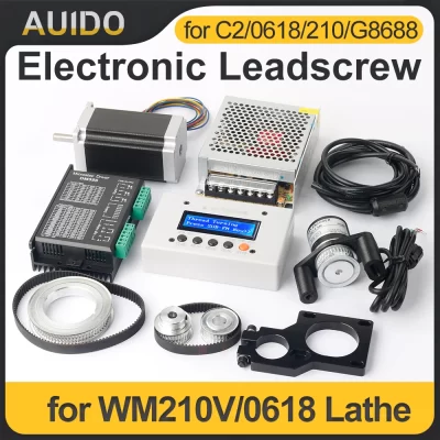 Parafuso de ligação eletrônica de torno/guitarra eletrônica para abertura de eixo de 38mm WM210V-422 BHC210 HS210 JY210V CTC210 e CJ0618 e SIEG C2