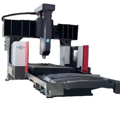 Large Metal Gantry CNC Drilg Milg Hine With 4 Axes For Roughing And High Efficiency