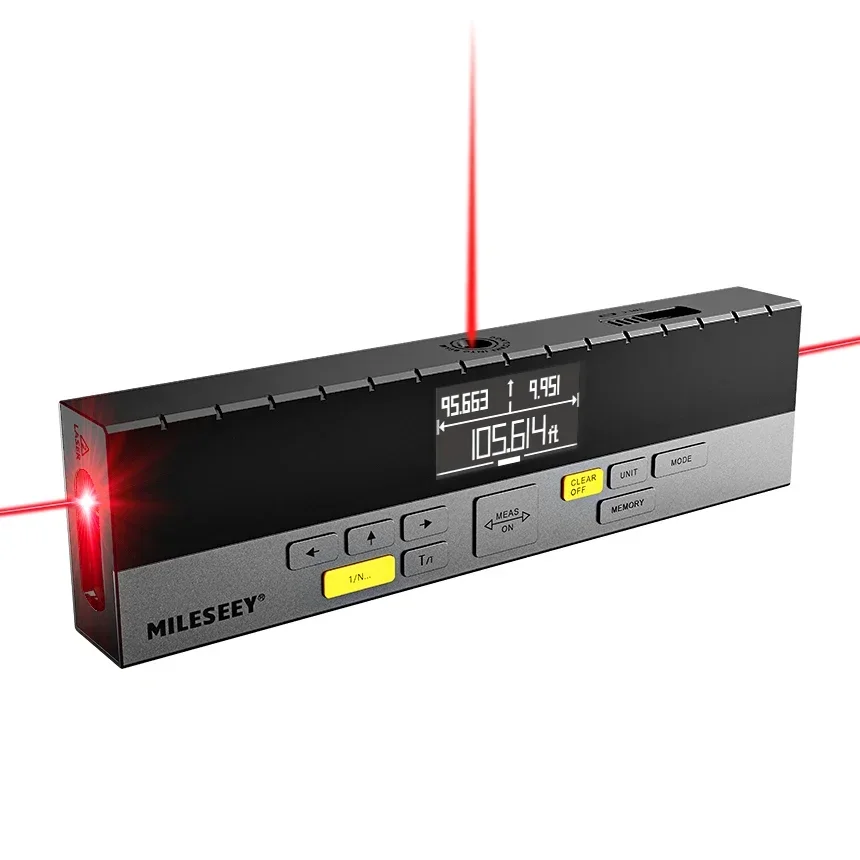 Ferramenta de medição a laser bilateral MiLESEEY DP20 Medidor de distância a laser com feixe de marca a laser médio - Image 4