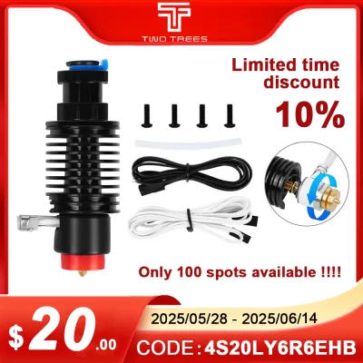 E3d revo kit de extrusão de aquecimento cerâmico 104nt termistor aquecedor de aquecimento rápido núcleo hotend kit para impressora 3d e3d v6 voron hot end