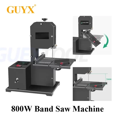 800W Máquina de Serra de Banda Multifuncional 1750RPM Máquina de Torno de Serra de Mesa Elétrica Trabalho de Madeira DIY Polimento Moção Ferramenta de Corte Adequado para moagem, polimento, escultura de eixo macio, moa