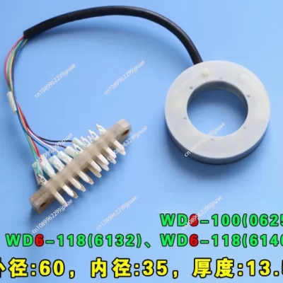 Anel de transmissão de transporte de ferramenta elétrica, sensor circular arredondado para torre de metal, centro de giro cnc, máquina de torno wd xwd 6t 8t