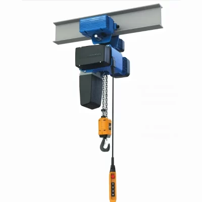 Talha elétrica europeia é usada em industriais, fábricas, etc. Carga 500kg 8/2 m/min