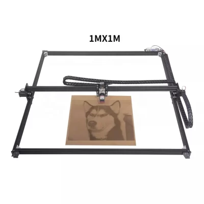 Máquina de gravação a laser grande, atacado de fábrica, 1m * 1m, com grande área de trabalho, 2.5w/5.5w/15w/30w, roteador/cortador cnc de mesa