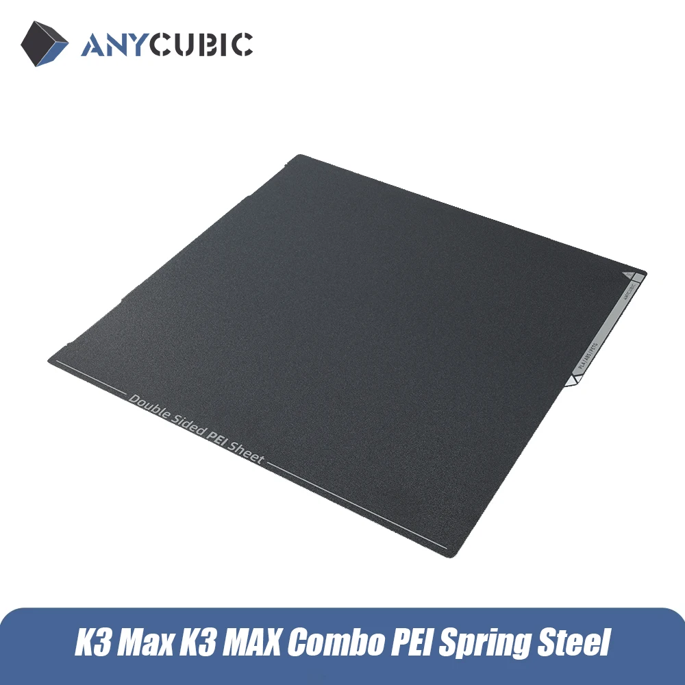 Painel de impressão magnética de aço com mola ANYCUBIC PEI para Kobra 2/Kobra 3/Kobra 3 Max/Kobra S1 FDM Acessórios para impressora 3D - Image 3