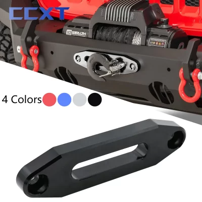 7/8 "Polegada 123mm boleto de alumínio hawse fairlead 2000-3500 lbs corda de guincho de montagem sintética para suv atv utv corda de guincho traseiro dianteiro