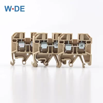 100pcs Din Rail Terminal Blocks SAK-2.5EN Connectors Screw Connection Conductors SAK2.5EN Wire Conductor 10pcs