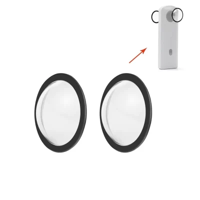 Ajuste perfeito para ricoh theta sc2/s/v pc kit de capa protetora de lente-acessórios de proteção de lente para câmeras ricoh