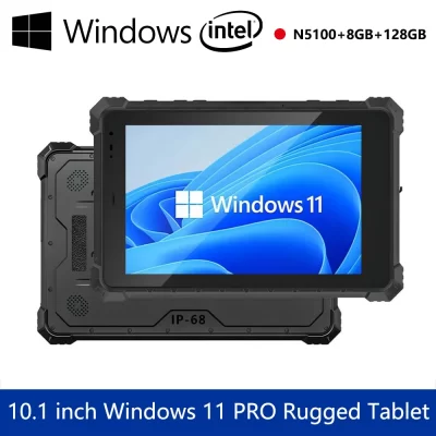 10 inch windows 11 PRO IP68 Rugged Tablet Handheld 2D Mobile Barcode Scanner Terminal RJ45 RS232 Waterproof Tablet