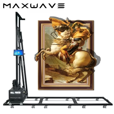 Máquina de impressão de parede 3d uv vertical impressora de parede profissional máquina de pintura de parede tinta uv comercial