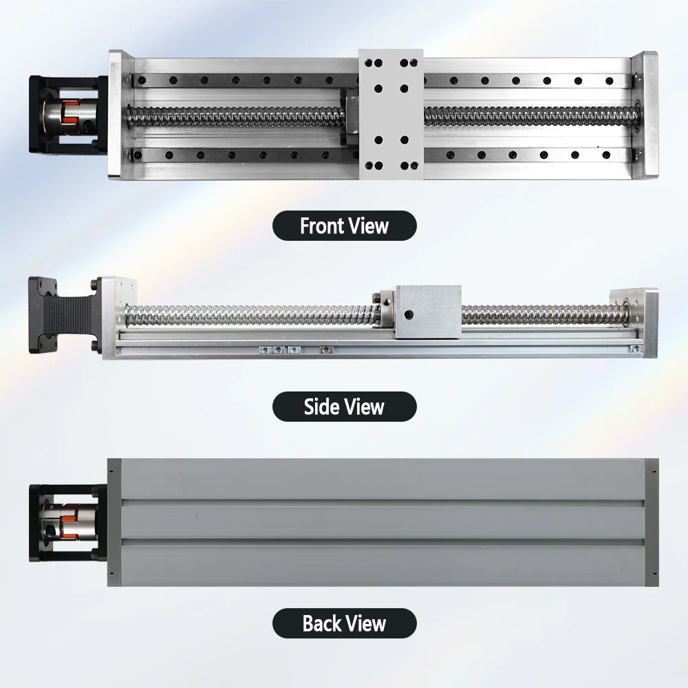 Kit completo de módulo linear de eixo Z 15100/2080 Mesa deslizante e motor de passo Nema23 e controlador e suporte de motor e interruptor de limite - Image 2