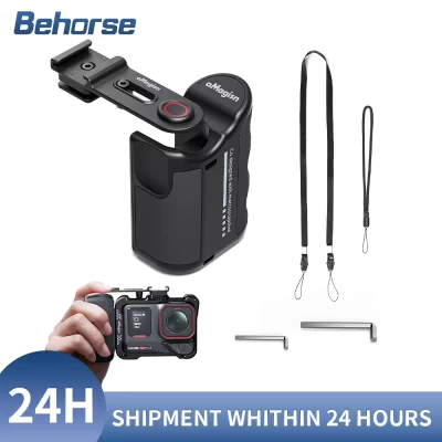 Punho universal para fotografia de rua, para insta360 x5/ace pro 2/gopro hero 13/12, anti-vibração, aperto seguro para dji action 5 pro