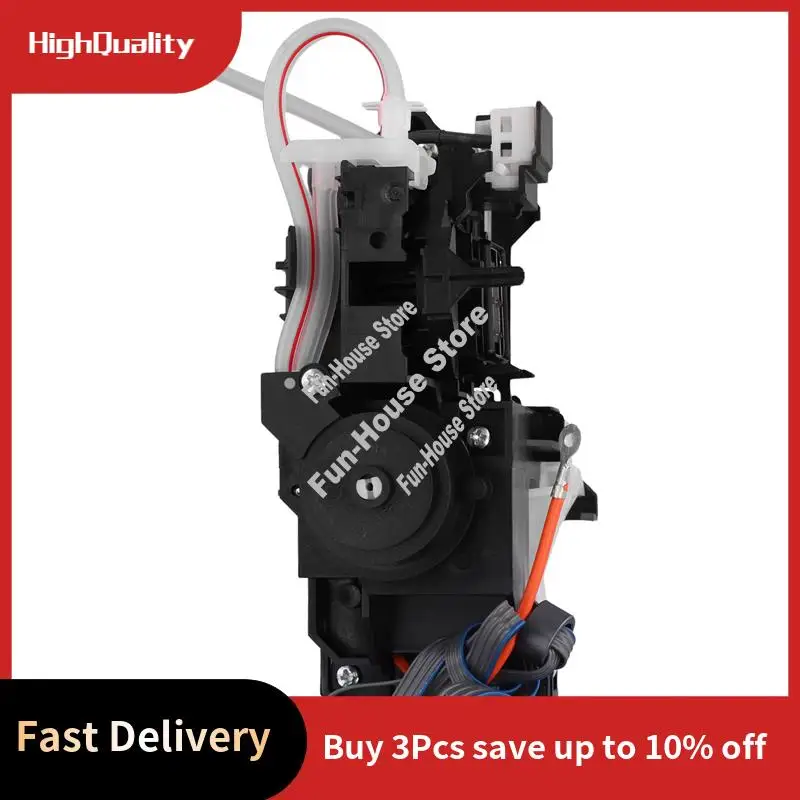 Estação tampando do conjunto do sistema da bomba de tinta uv dtf dtg l1800 r1390 para epson r1390 l1800 1500w a3 impressora cilíndrica Heads-ABAJ