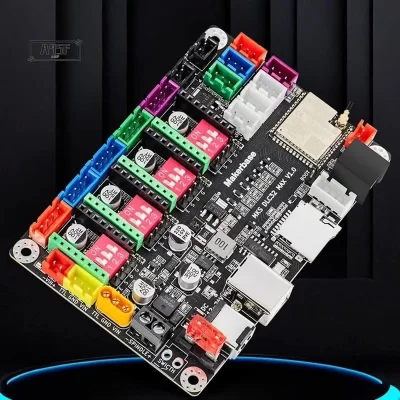 Controlador A45F-CNC 4 eixos mks dlc32 max placa de expansão grbl 32 bits esp32 escudo placa de fuga peças da máquina de gravura