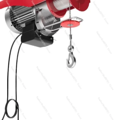 Grua pequena do guindaste do agregado familiar micro elétrico rápido, 1 guincho tonelada, 220V