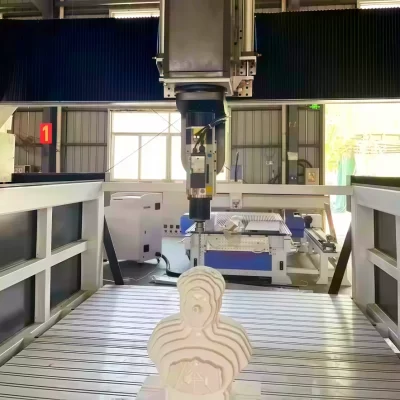 Fornecimento direto da fábrica roteador CNC de 5 eixos máquina de corte não de metal roteador CNC de escultura em madeira 3D com certificado CE