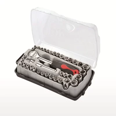 Novo pequeno 40 pçs conjunto de combinação de soquete ferramentas de reparo automóvel ferramentas de ferragem doméstica conjunto de soquete hexagonal ferramenta de combinação