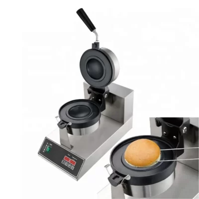 Ufo hambúrguer waffle makers torta imprensa brioche hambúrguer comercial digital 110v 220v máquina de sorvete gelato panini imprensa máquina