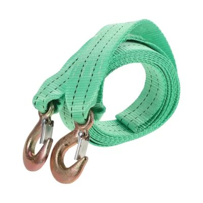 Corda de reboque resistente, gancho falcão, cabo de reboque de 5 toneladas para caminhões, veículos, alça de reboque de poliéster durável, ganchos resistentes, guincho de barco