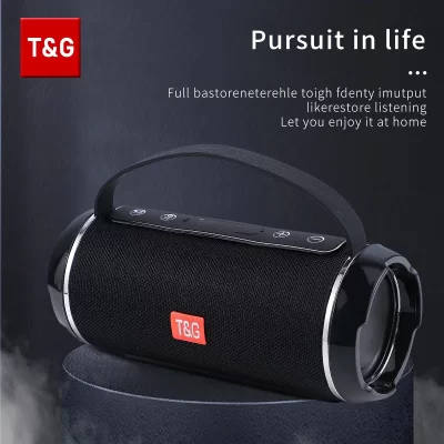 Alto-falante bluetooth tg116c sem fio poderoso portátil caixa de alto-falante ao ar livre subwoofer centro música boom box com rádio fm