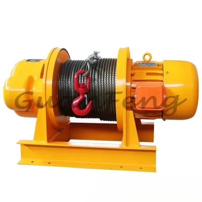 Talha 1 tonelada/2/3/5 ton 380v tração elétrica construção de guindaste marinho pesado