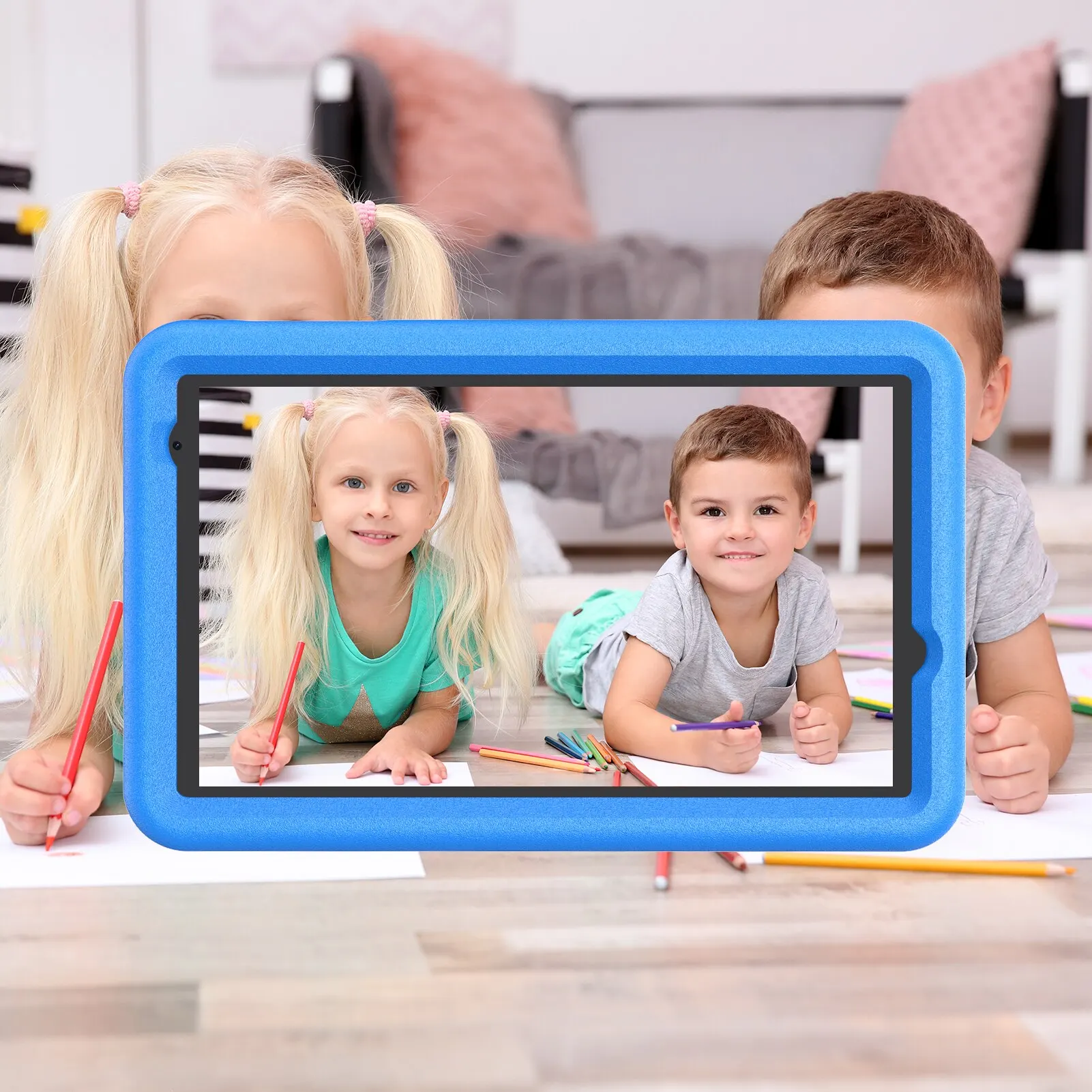 VASOUN Kids Tablet 8 Inch, Android 13 Quad Core, 8GB(4+4expand)RAM+64GB ROM, 5000mAh, Dual Camera, WiFi, Parental Control - Image 3