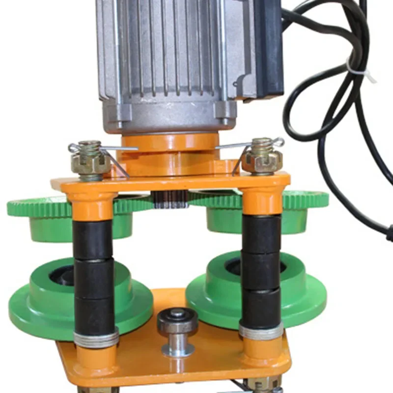 1t talha elétrica carro esportivo quatro rodas guindaste em miniatura fábricas cais armazém equipamento de elevação manual i-feixe ferramentas elétricas - Image 5