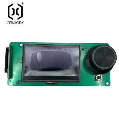 Artilharia impressora 3d hornet tela placa-mãe kit acessórios originais 12864mini lcd com botão & slot para cartão sd