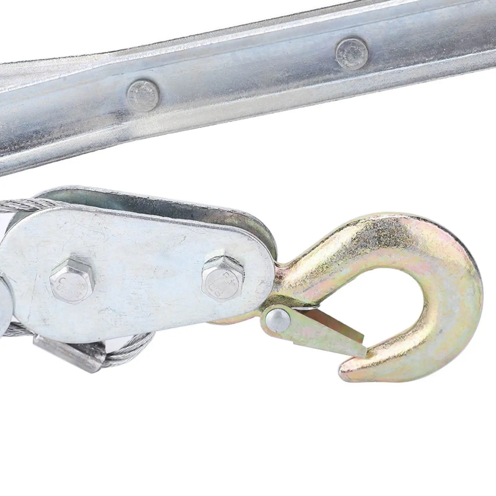 2/4T Wire Rope Hand Power Puller Tighten Tool Mini Tightener Double Hook Lifting Tool Heavy Duty Power Puller - Image 6